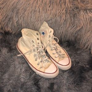 High Top White Converse